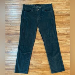 Calvin Klein Jeans Women's Straight Leg Corduroy Pants Gray Size 12x30